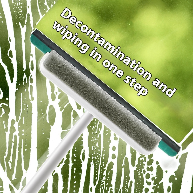 Double-layer Glass Scraper For Cleaning Glass Windows,Double-sided Glass Cleaner