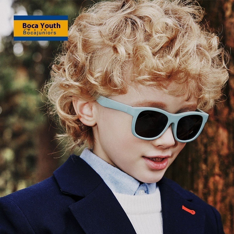 0-3 Years Old Baby Sunglasses Outdoor Silicone Frame Children's Sunglasses Summer Outdoor Sun Glasses S8306