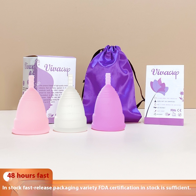 SSilicone Menstrual Cups Female Menstrual Cups Food Grade Silicone Menstrual Artifact Cups Ladies Products