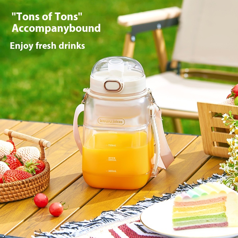 Juicer Cup Portable Electric Multi-function Large Capacity Ten-leaf Blade Head Ton Barrel Crushed Ice