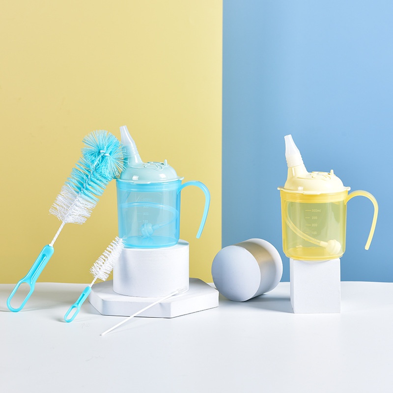 Bedridden Patients Flow Food Cup Anti-choking Anti-fall Suction Tube Cup Pregnant Women Postpartum Suction Tube Cup Elderly Feeding Care Cup