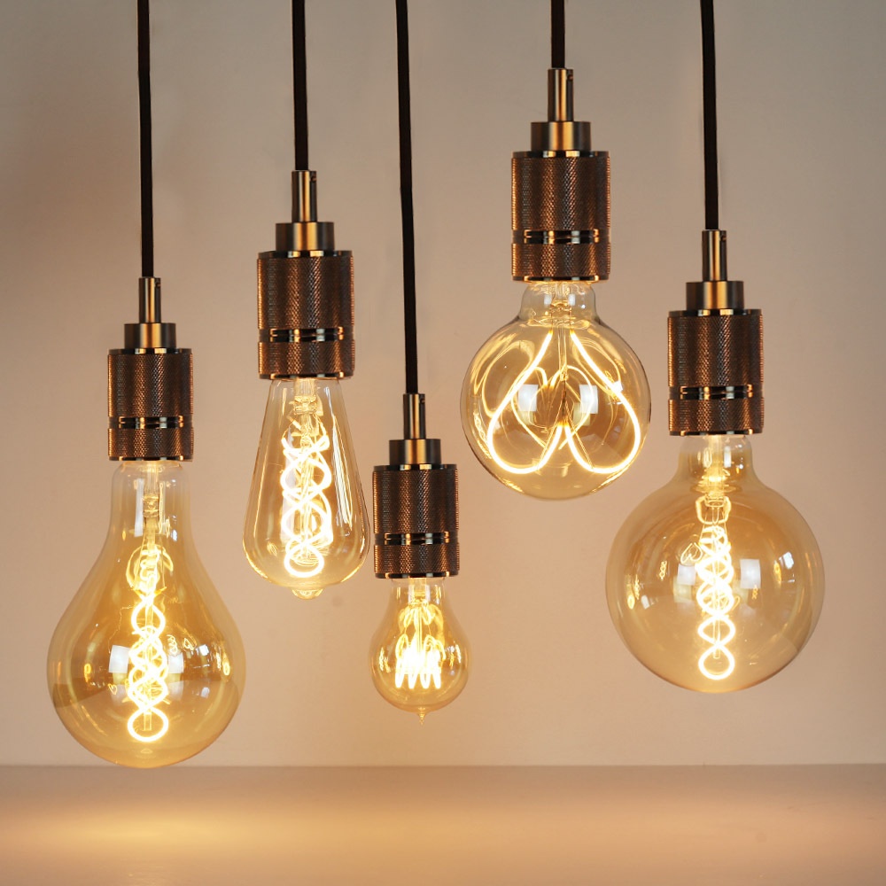 Edison Bulb Antique Lamp Dimmable LEDBulb Flexible Filament Lamp Decorative Lighting Retro Bulb