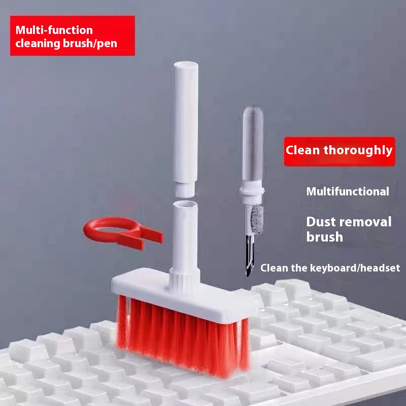 Earbuds Clean Pen Earbuds Clean Pen Computer Gap Cleaning Artifact Five-piece Keyboard Cleaning Brush