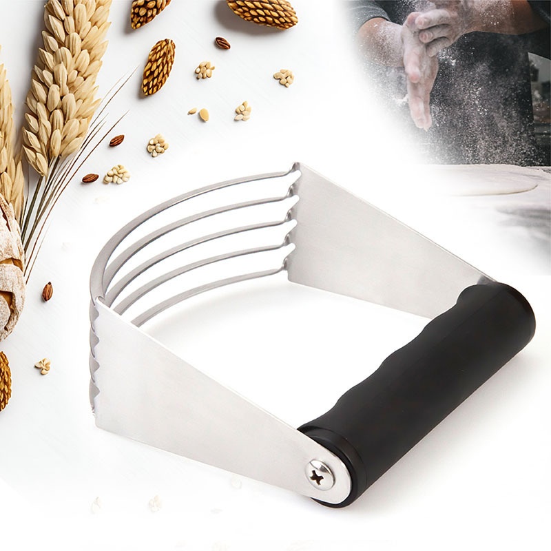 Stainless Steel Baking Tools Powder Cutting Knife Butter Flour Mixing Mixer