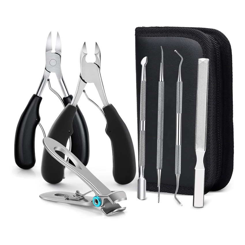 's Stainless Steel Hawkbill Nail Clippers Set Nail Groove Ingrown Nail Clippers Pedicure Set Nail Clippers Large Thick Nail Scissors
