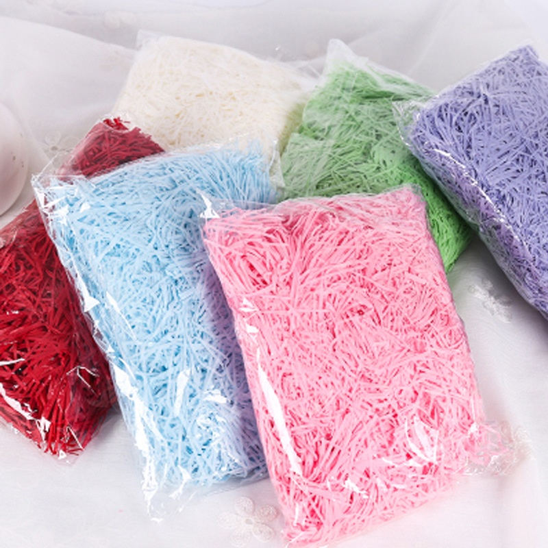 100 Kraft Shredded Paper Festival Supplies Wedding Decoration Wedding Candy Box Birthday Gift Box Filling