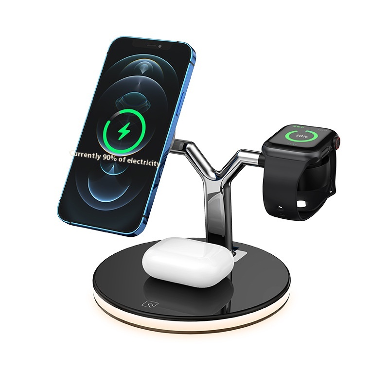 Mag Safe Wireless Charger25 W3-in-1 Magnetic Wireless Charger For IPhone14
