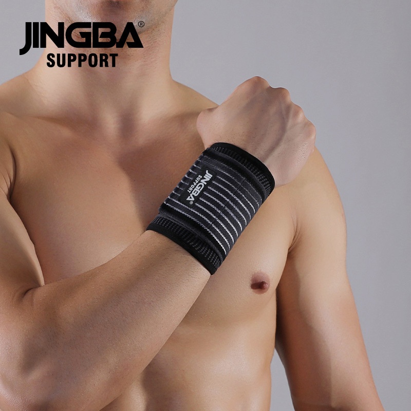 JINGBAWrist Guard For Adults Outdoor Sports Pressurized Weightlifting Fitness Knitted Breathable Bandage Protections