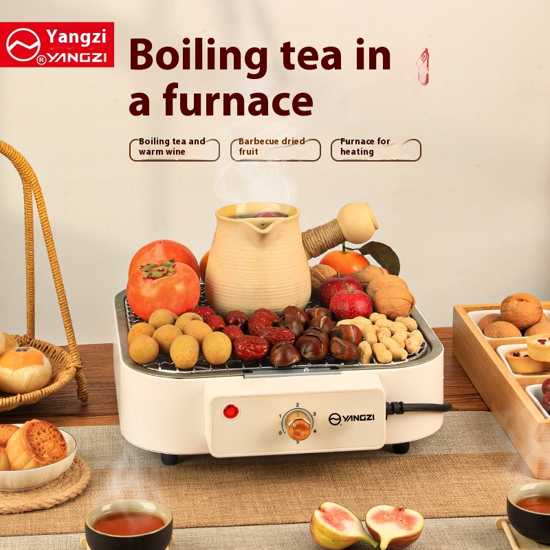 Fireside Tea-making Electric Ceramic Stove For Heating Household Barbecue Stove Outdoor Brazier Full Set Of Household Appliances For Winter Fire