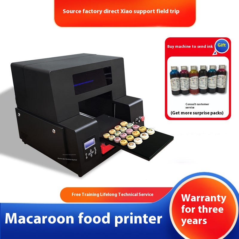 Food Printer Food Printer Macaron Frosting Biscuit Glutinous Rice Paper Chocolate Personalized Printing Printing