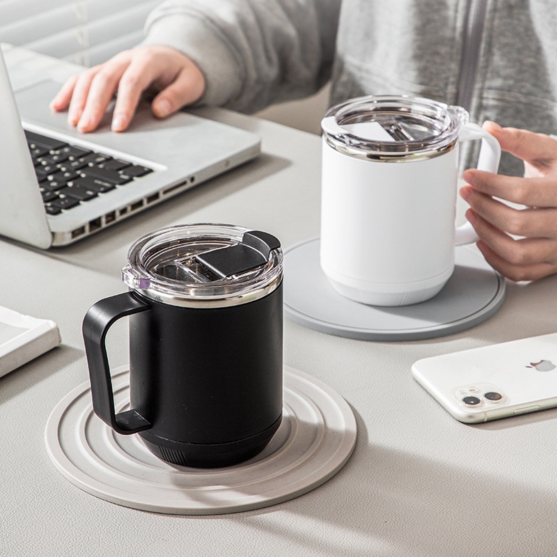 304 High-value Stainless Steel Mug Heating Water Cup Straw Coffee Cup Cupulation Cup Tea Cup Set Summer