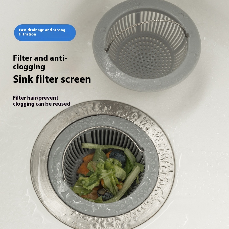 Sink Anti-clogging Plastic Floor Drain Cover Bathroom Drain Hair Anti-clogging Filter Sewer Outlet Filter