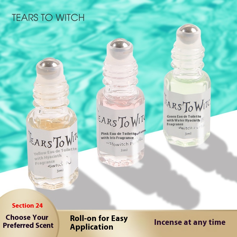 Roller Perfume Vietnamese Small Bottle Perfume Packaging3ml Long-lasting Light Fragrance Ladies Student Roll-on Perfume Authentic