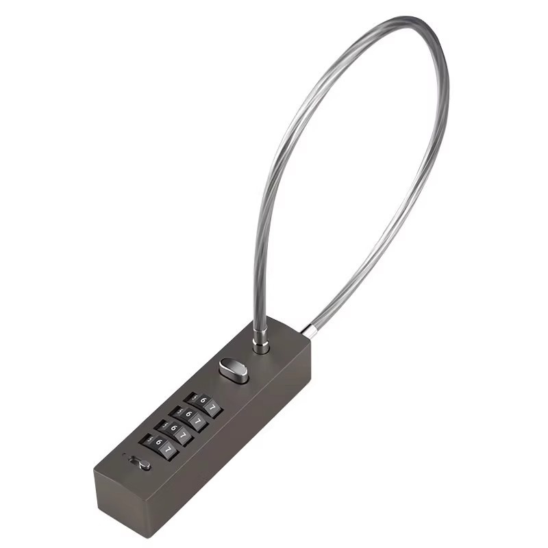 Wire Lock Password Lock Padlock Outdoor Small Door Lock Household Waterproof And Rust-proof Small Gym Cabinet Extension Lock