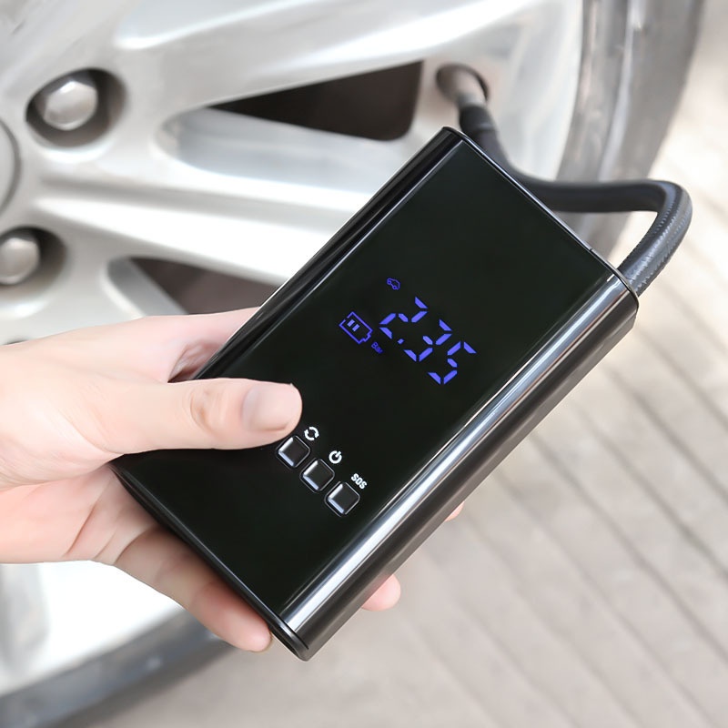 Car Air Pump Mini Portable Electric Car Air Pump Car With Intelligent Wireless Digital Display Tire Air Pump Cross