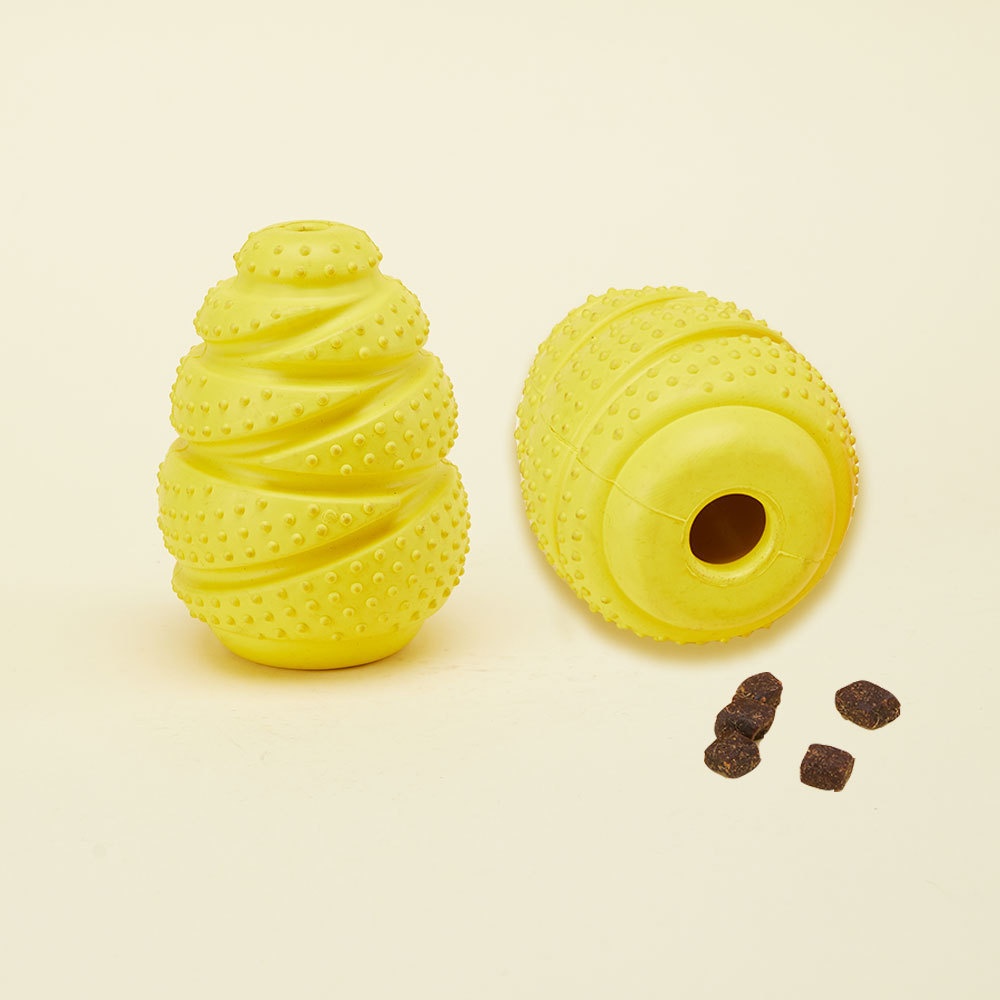 Raised Point Grenade Rubber Leaking Food Toy Kong Pet Dog Leaking Food Educational Toy Grenade Bite Resistant