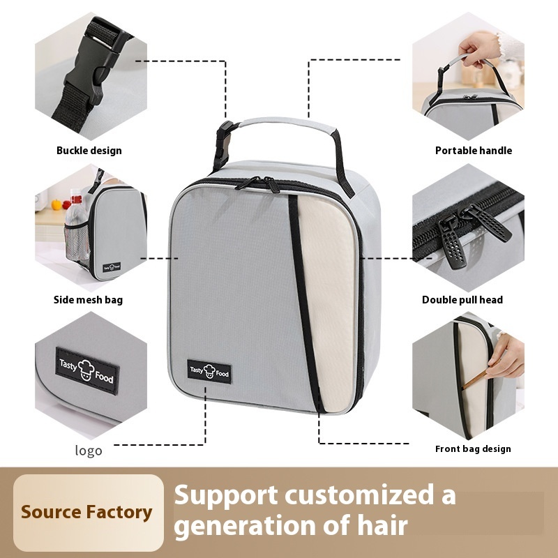 Portable Lunch Bag For Office Workers To Bring Lunch And Keep Fresh Lunch Box Bag Portable Picnic Ice Pack Outdoor Lunch Bag