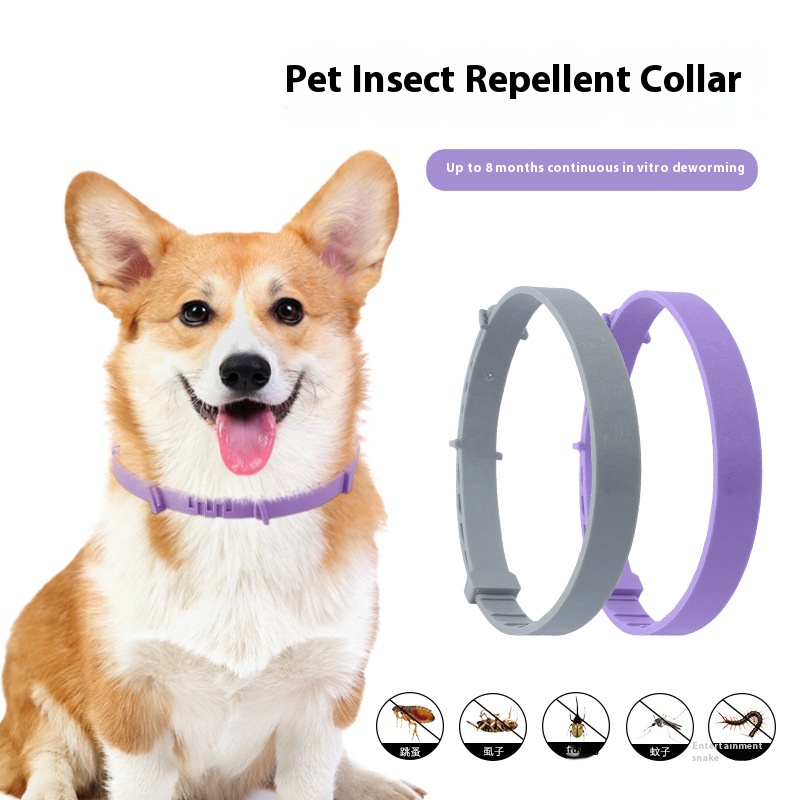 Cat And Dog Flea And Tick Collar Outdoor Petect Repellent Anti-mosquito Flea Collar