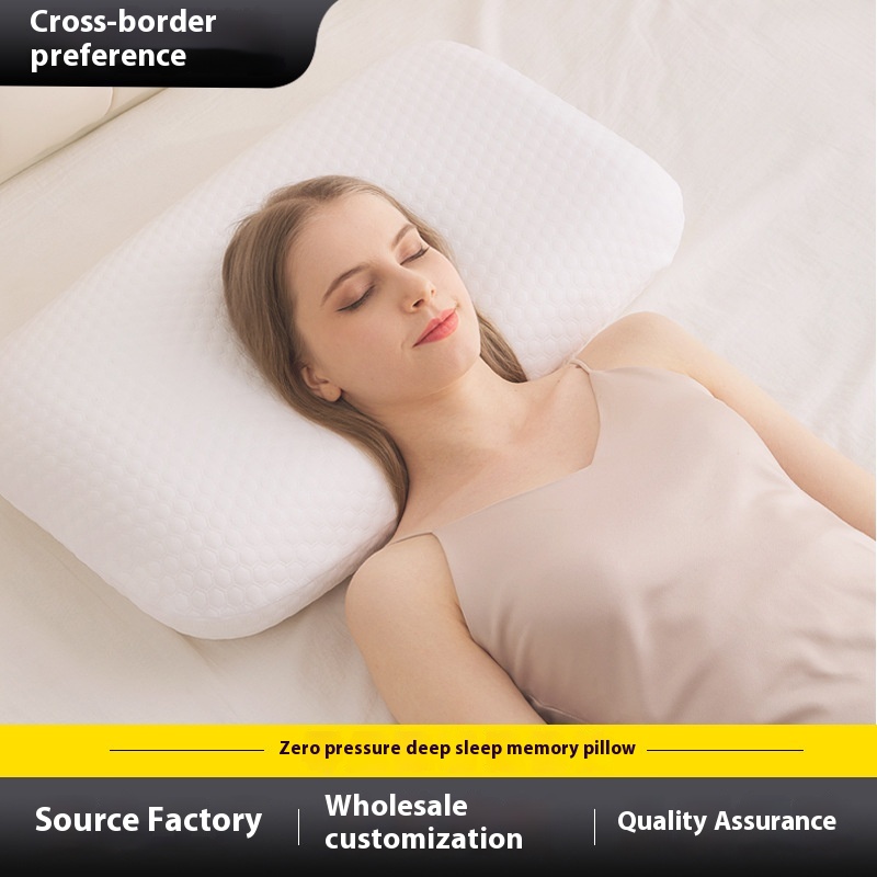 Memory Foam Deep Sleep Pillow Bread Pillow Core Slow Rebound Cervical Vertebrae Protection Pillow Single