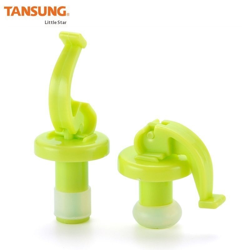 Plastic Wine Bottle Stopper Manual Push Down Wine Bottle Stopper2 Pack Creative Silicone Champagne Stopper