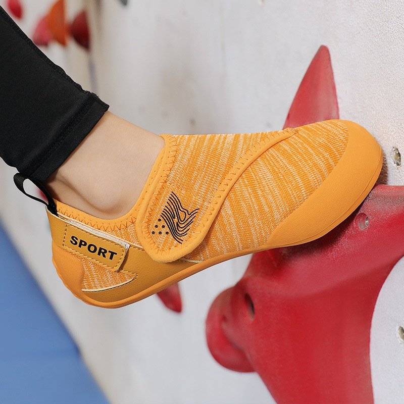 Professional Rock Climbing Shoes Men's Indoor Rock Climbing Shoes Women's Children's Bouldering Climbing Shoes Buckle Strap Wild Climbing Training Shoes Advanced Style