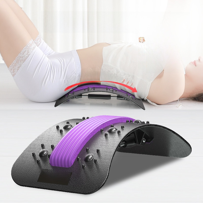 Lumbar Vertebra Soothing Device Back Stretcher Lumbar Disc Protruding Tractor Waist Fixator Corrector Waist Massage