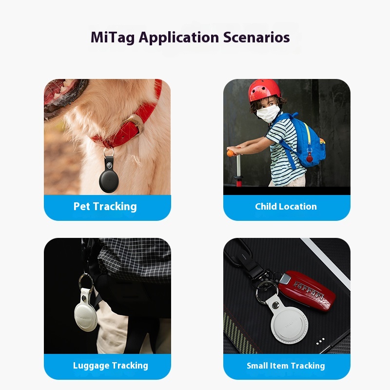 Mili Mini Anti-lost Locator MiTag AirTag Anti-lost Locator Elderly Anti-lost Children Find Global Positioning - 3