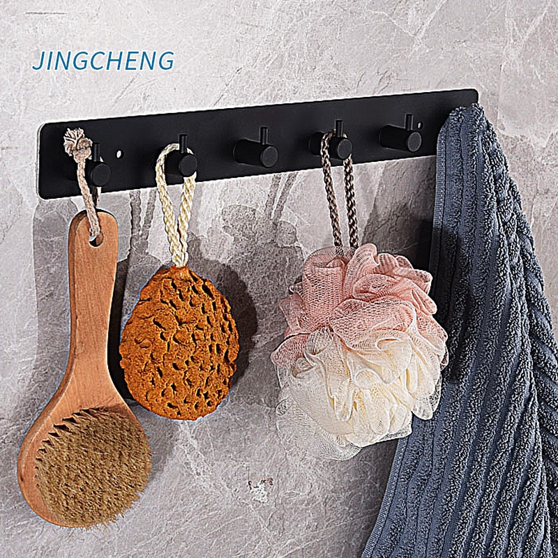 Hook Special Stainless Steel Row Hook Punch-free Clothes Hook Bath Towel Hook Clothes Hook Hook