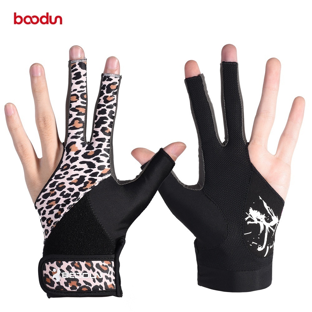 Boton Hot-selling Billiard Gloves Three-finger Fingerless Men's And Women's Billiard Accessories Snooker Table Tennis Gloves Can Be Ordered Individually