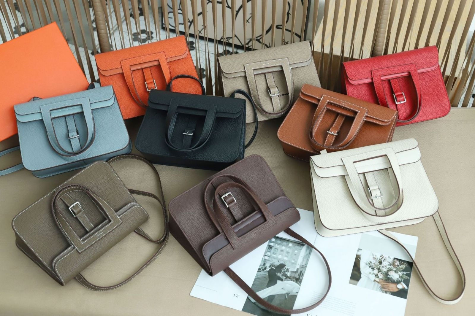 Niche High-end Retro Underarm Bag Saddle Bag Women's Autumn And Winter Leather Briefcase Shoulder Crossbody Bag