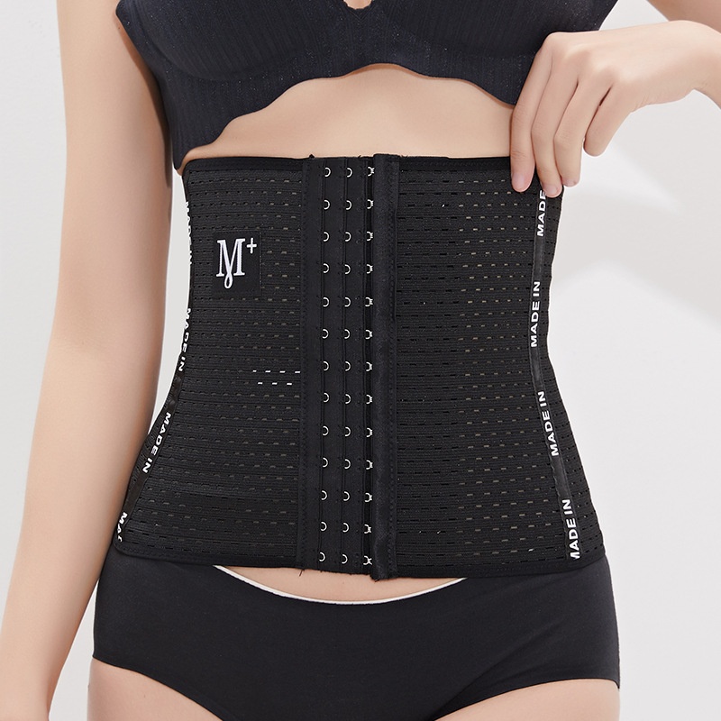 SMLetter Belly Belt Women's Waist Belt6 Rows13 Buckles Thin Waist Corset Body Shaper Breathable Postpartum Restraint