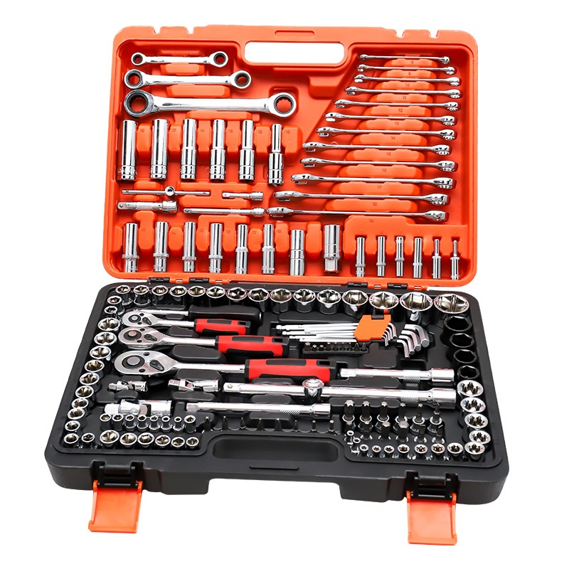 Auto Repair Tool Set Socket Ratchet Wrench Car Repair Car Multi-function Socket Sleeve Combination Tool Box