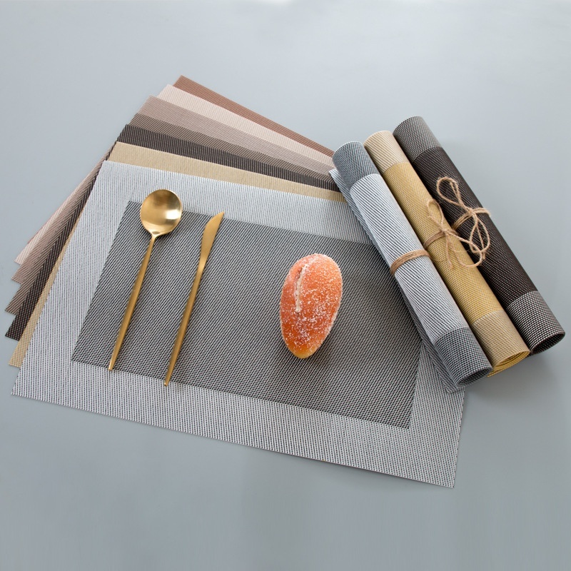 PVCPlate Mat Nordic Japanese American Home Kitchen Simple Pastoral Baking Rectangular Children's Western Mat