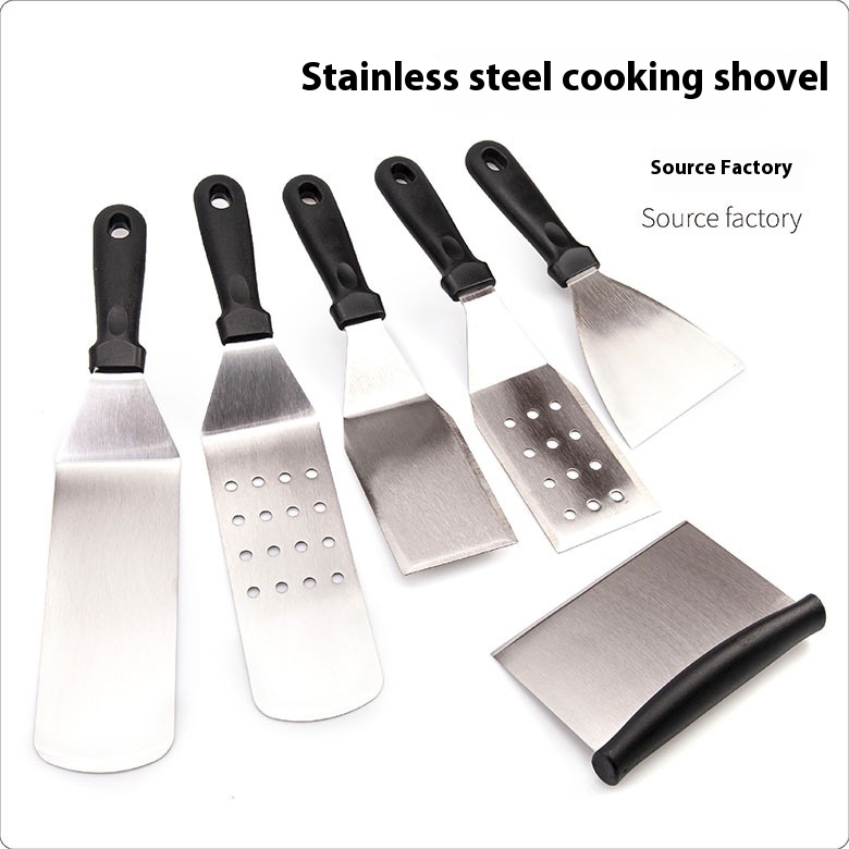 Direct Teppanyaki Stainless Steel Steak Spatula Barbecue Tool Spatula Cheese Spatula Pancake Spatula Pizza Spatula