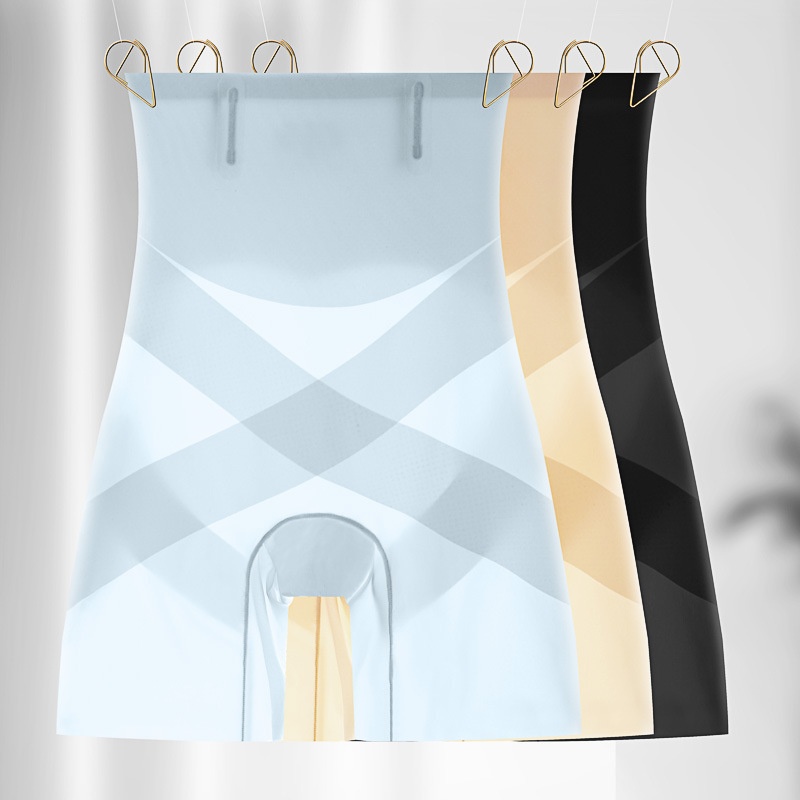 Full Hip Shaping Pants High Waist Belly Lifting Hip Abdominal Pants Summer Thin Underwear Women's Abdominal Pants Super Thin Belly