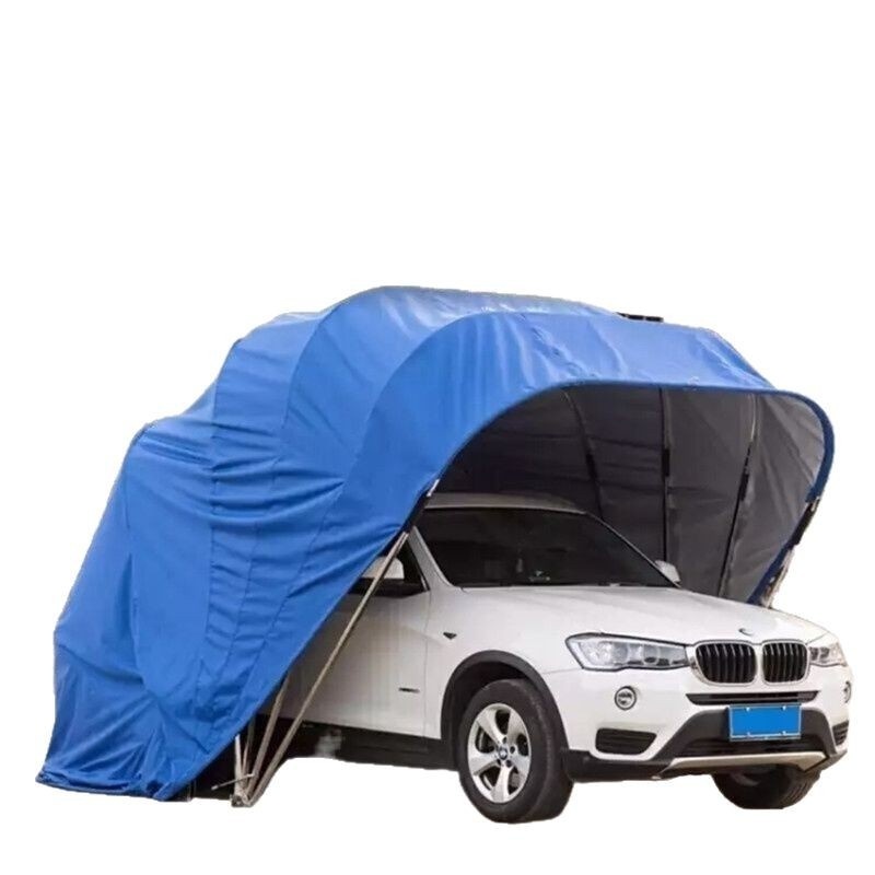 Auto Automatic Folding Car Shed Household Awning Outdoor Sun Protection Mobile Garage Canopy Simple Telescopic Parking Shed