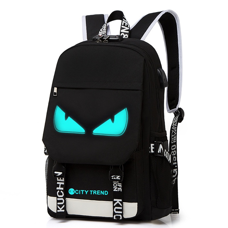 Backpack Men's Backpack Casual Large Capacity Travel Bag Fashion Korean Style High School Students Junior High School Students Schoolbag Men