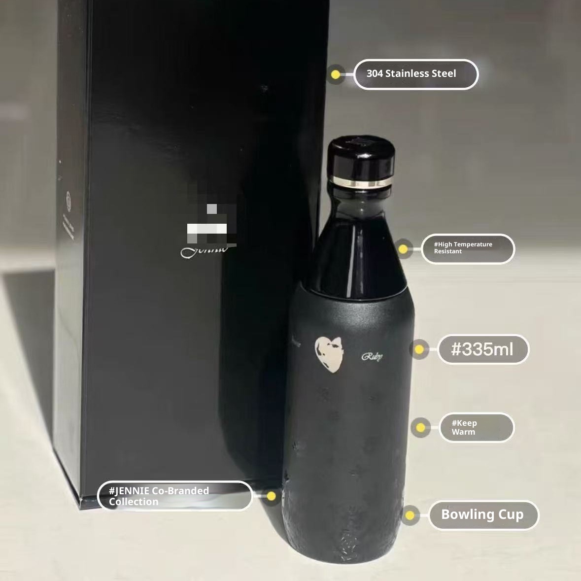 保温杯高颜值便携轻便时尚运动304保温杯分体式瘦身杯