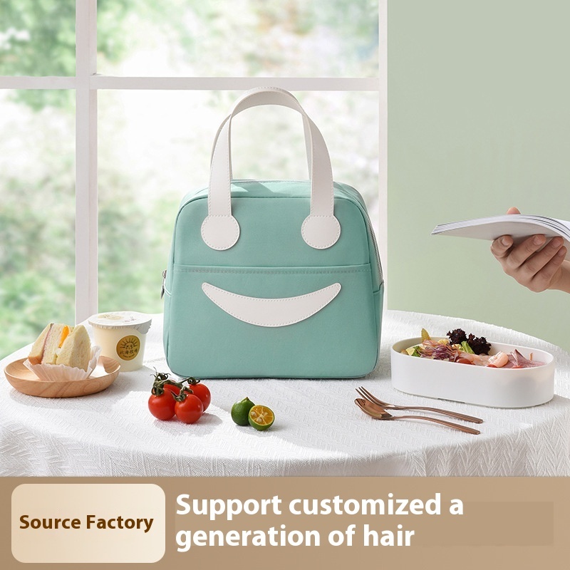 Cute Portable Lunch Box Bag Office Worker Studentulated Lunch Bag Aluminum Foil Thickened Ice Pack Portable Lunch Bag