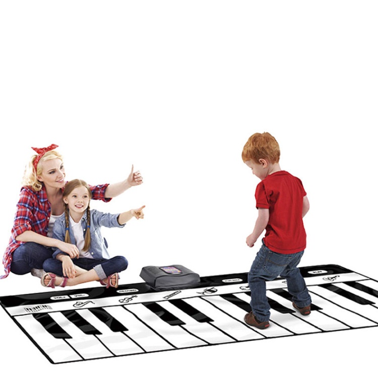 Children's Piano Blanket Early Education Music Mat Oversized Foot Pedal Piano Foot Pedal Electronic Keyboard Johnson Game Dance Blanket