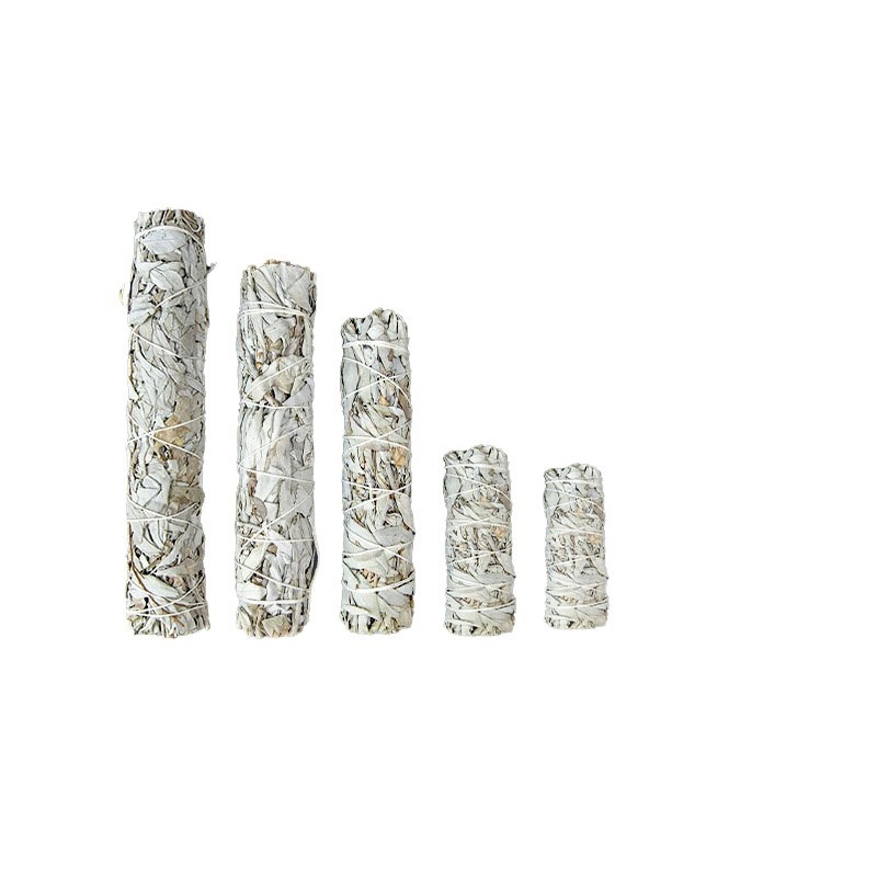US California White Sage Cedar Blue Sage Peru Saint Wood Aromatherapy Staff White Sage