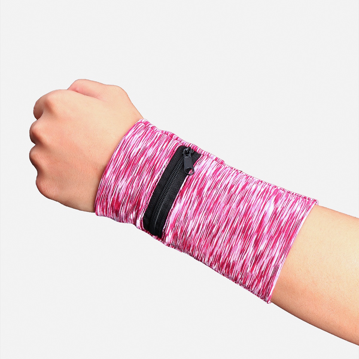 Cycling Wrist Bag Men's And Women's Outdoor Fitness Arm Pouch Elastic Close-fitting Running Wrist Guard Bag