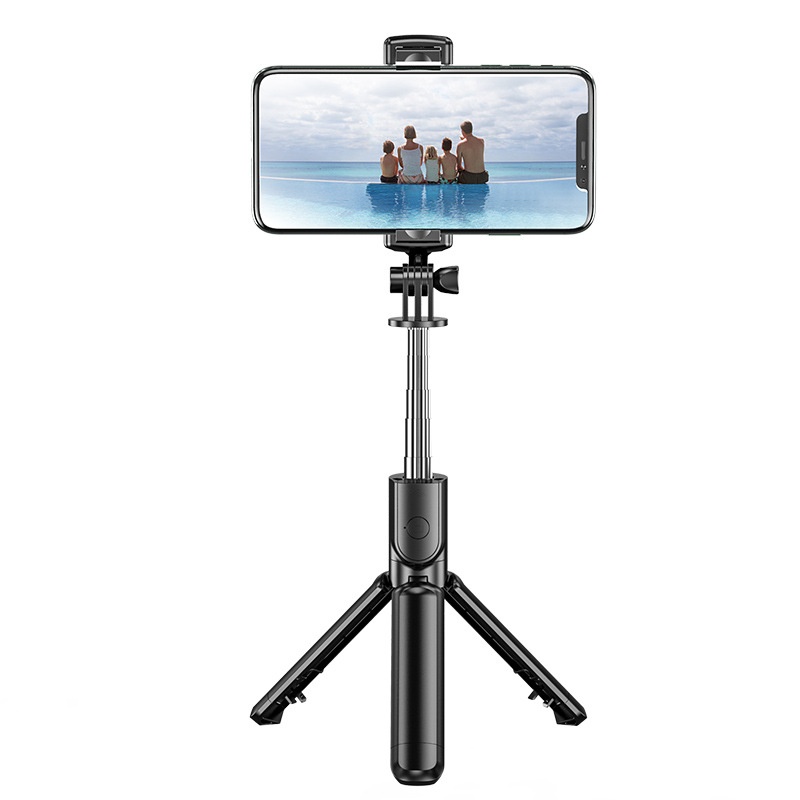 Bluetooth Selfie Stick Universal Horizontal And Vertical Shooting Tripod Mobile Phone Holder Photo Artifact