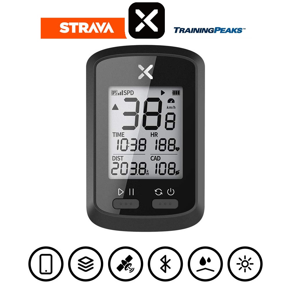 XOSSSmall G+Bicycle GPSMeter Road Mountain Bike Wireless Speed Cycling Mileage GPSSpeedometer
