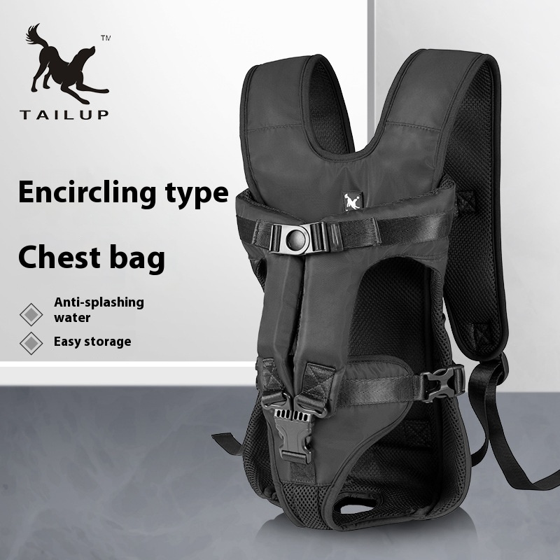 TAILUPChest Pet Bag Hugging Large Dog Backpack Convenient Carrying Bag