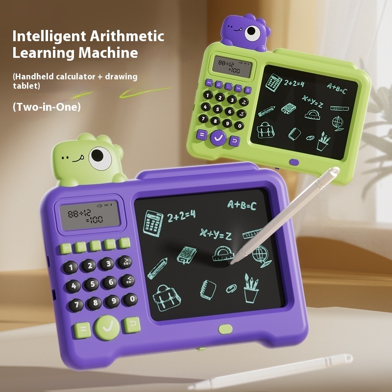 Intelligent Oral Computer Children Can Eliminate Drawing Board Automatic Problem-solving Math LCD Writing Board Drawing Board Baby Toys