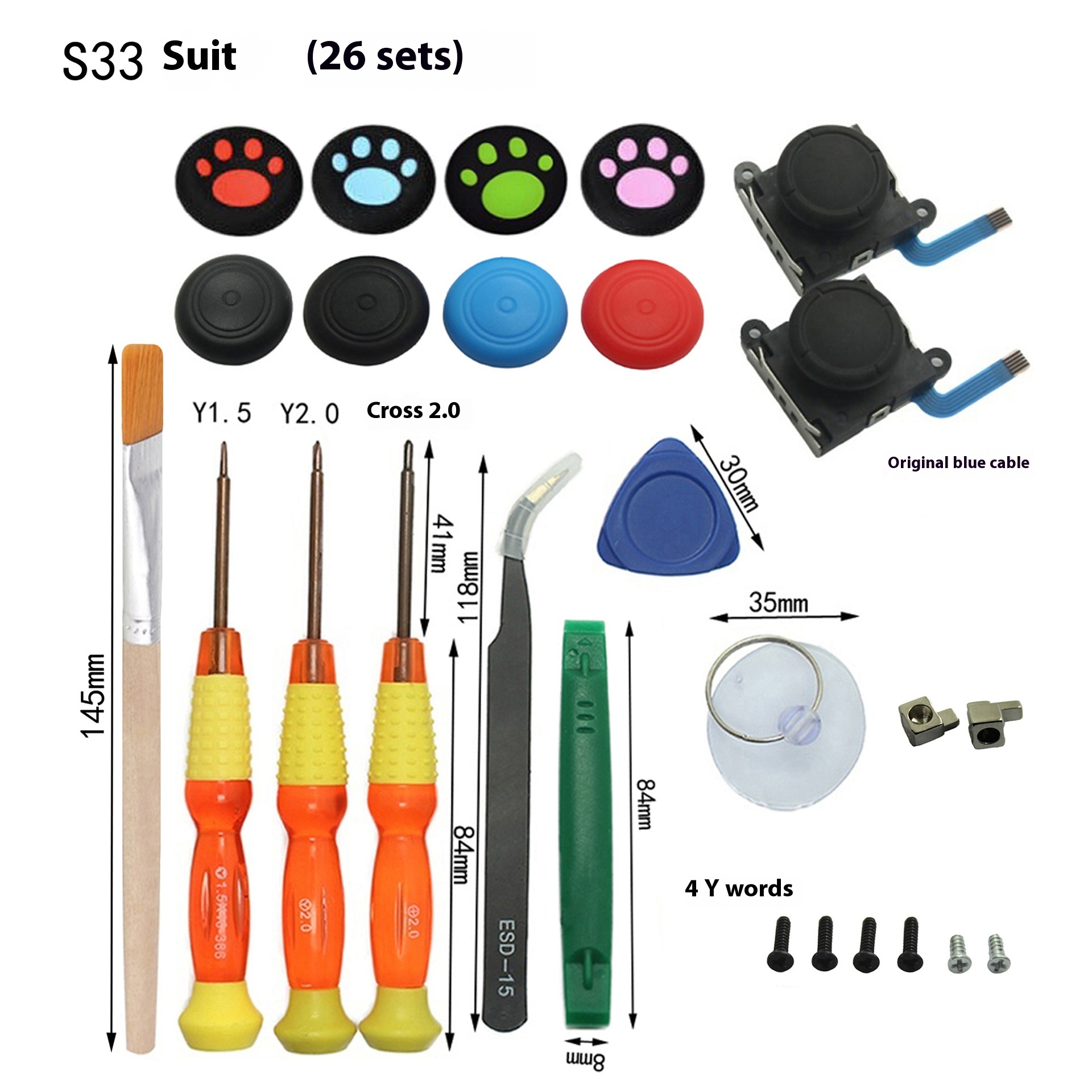 Switch Game Console Accessories NSJoystick3 DHandle Repair Tools Disassembly Screwdriver Screwdriver Bit Set