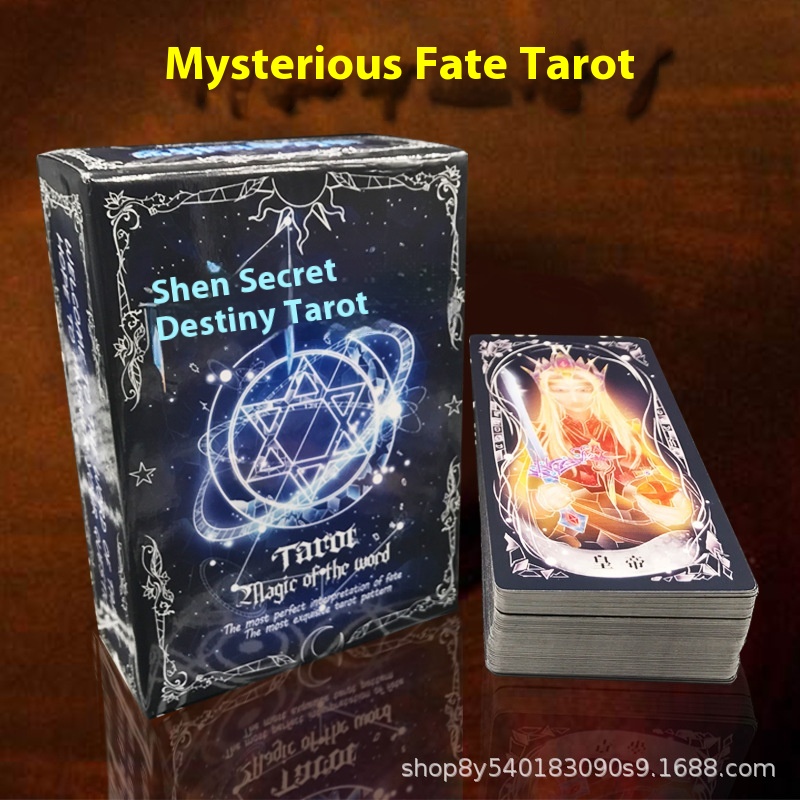 Mysterious Destiny Tarot Board Game Tarot Poker Entertainment Board Game Leisure Party Entertainment Cards78 Cards
