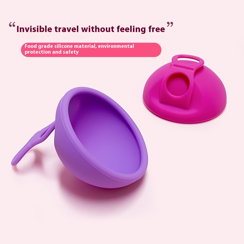 Silicone Menstrual Disc Hit Menstrual Cup Built-in Anti-leakage Women's Menstrual Care Products Menstrual Disc