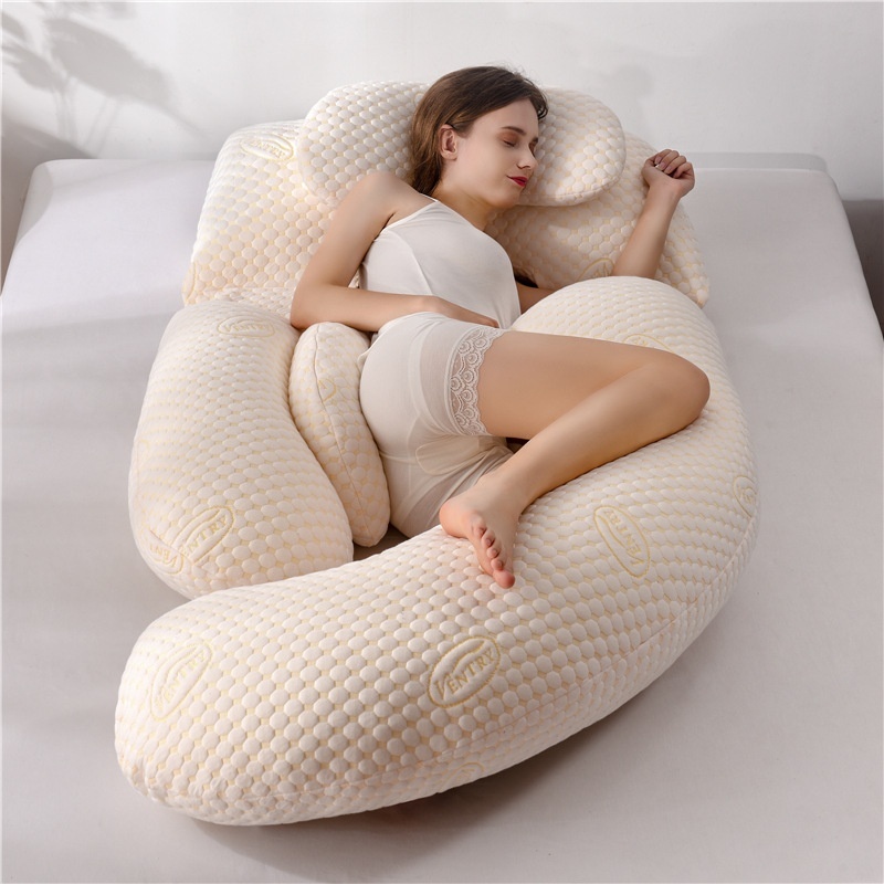 Pregnant Women's Pillow Waist Pillow Side Pillow Belly Sleeping Side Pillow Pregnancy Pillow Pregnant Women Sleeping Belly Artifact